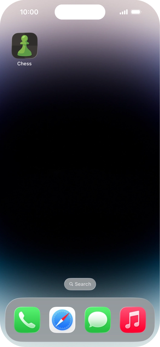 Press and hold the required app.