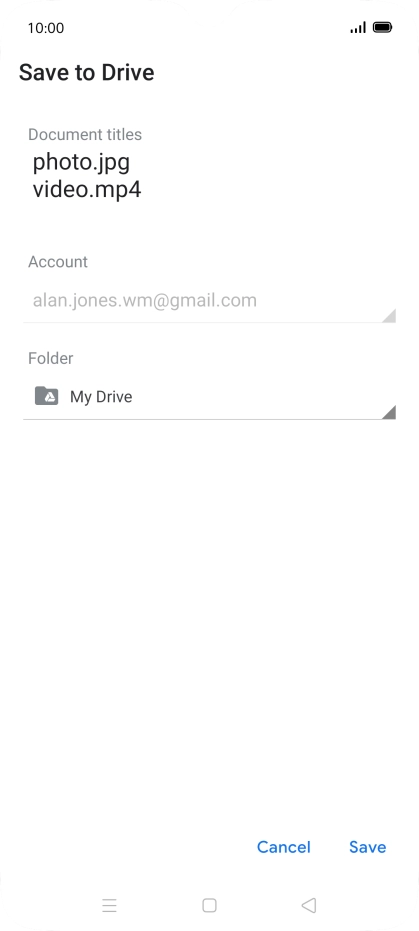 Press the field below 