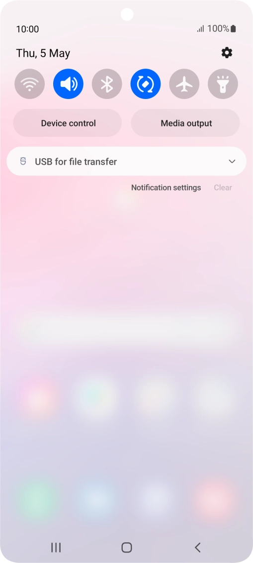 Press the drop down list.