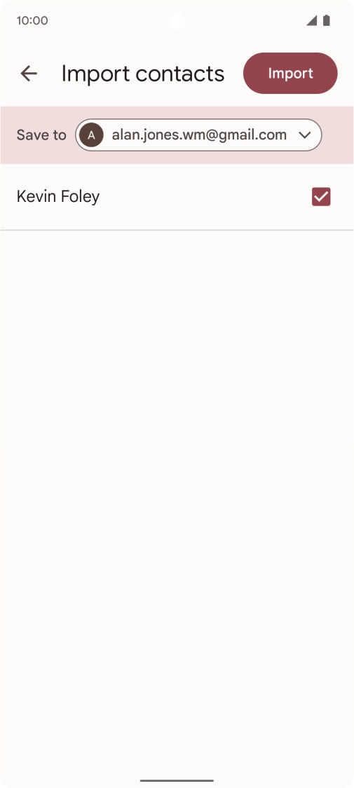 Press the drop down list next to 
