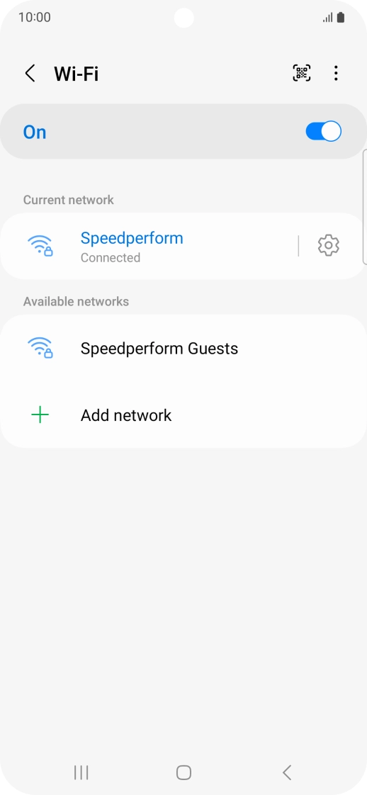 Press the Home key to return to the home screen.