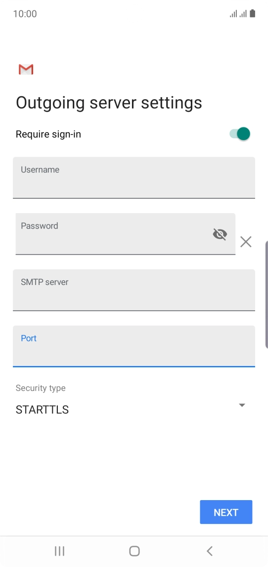 Press the drop down list below 