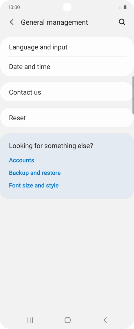 Press Date and time.