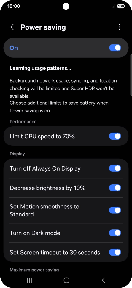 Press the Home key to return to the home screen.