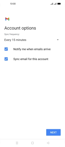 Press the drop down list below 