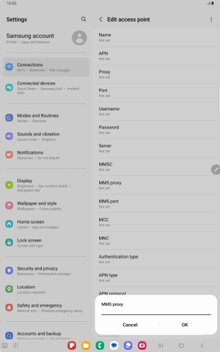 Key in 149.254.201.135 and press OK.