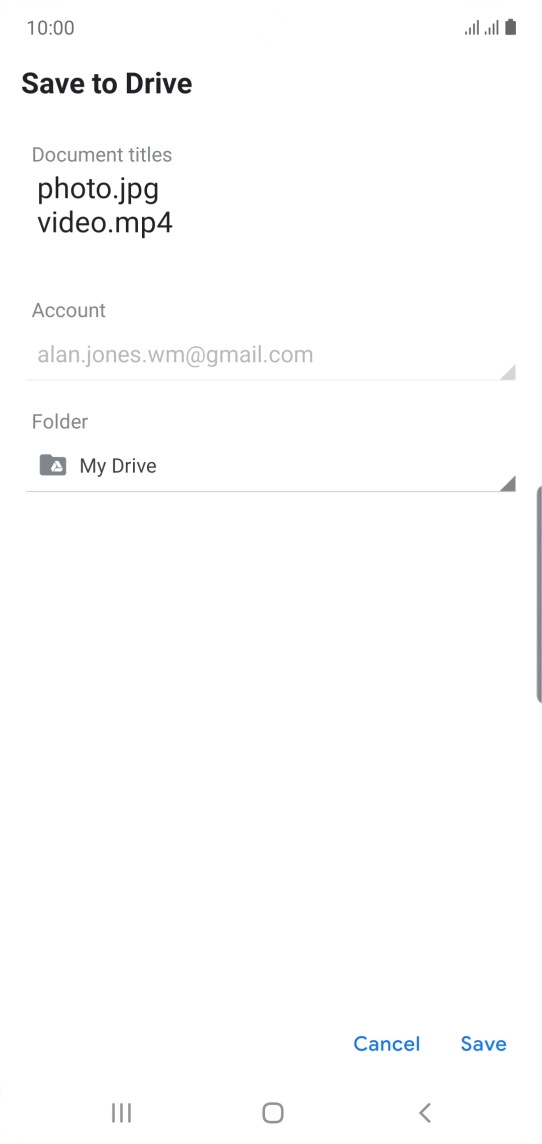 Press the field below 