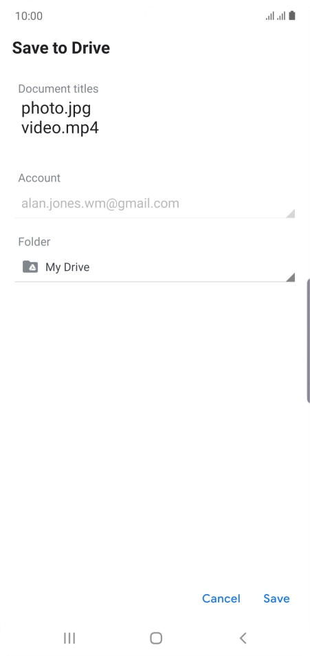 Press the field below 