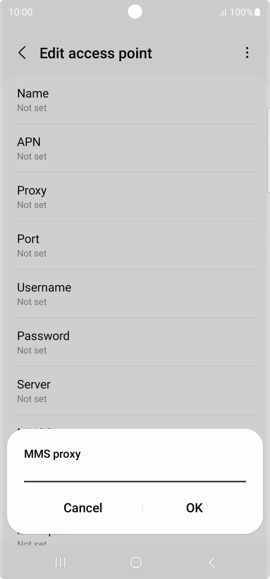 Key in 149.254.201.135 and press OK.
