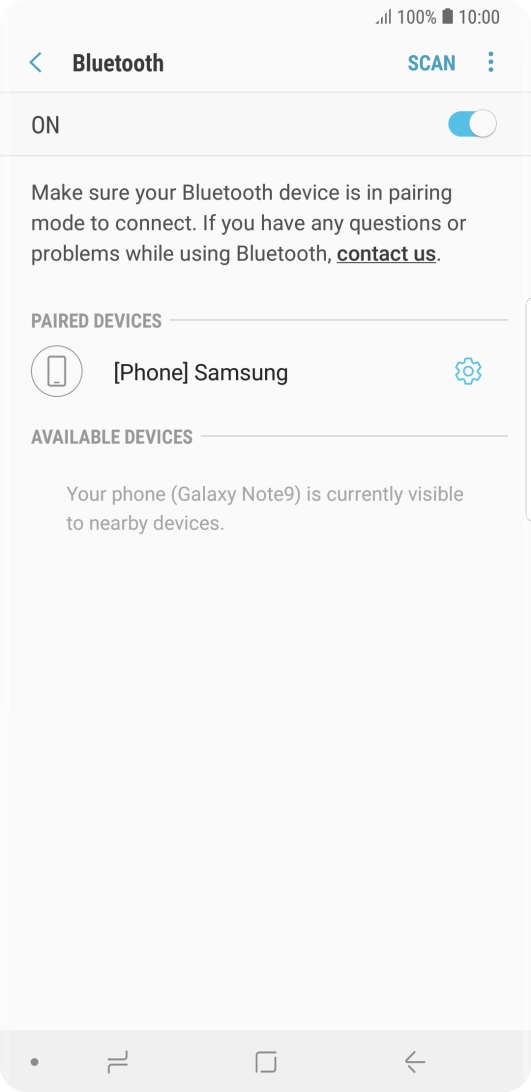 Press the Home key to return to the home screen.