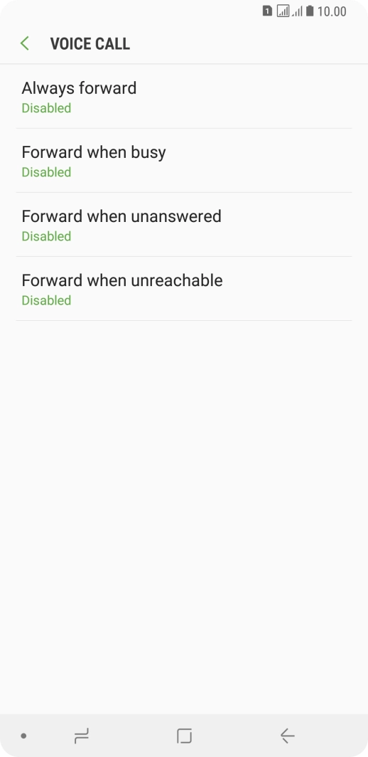 Press the Home key to return to the home screen.