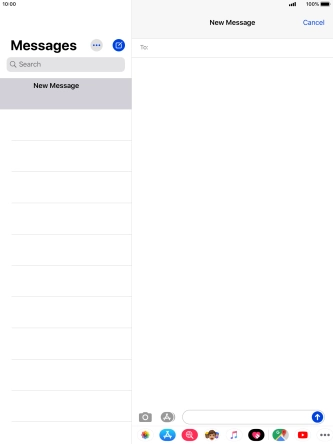 Press To: and key in the first letters of the recipient's name.