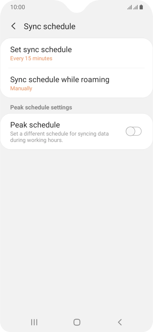 Press the Home key to return to the home screen.