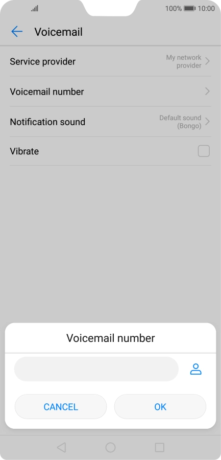 Key in +447953222222 and press OK.