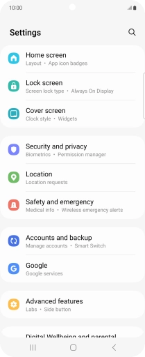 Press Accounts and backup.