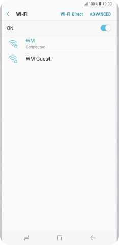 Press the Home key to return to the home screen.