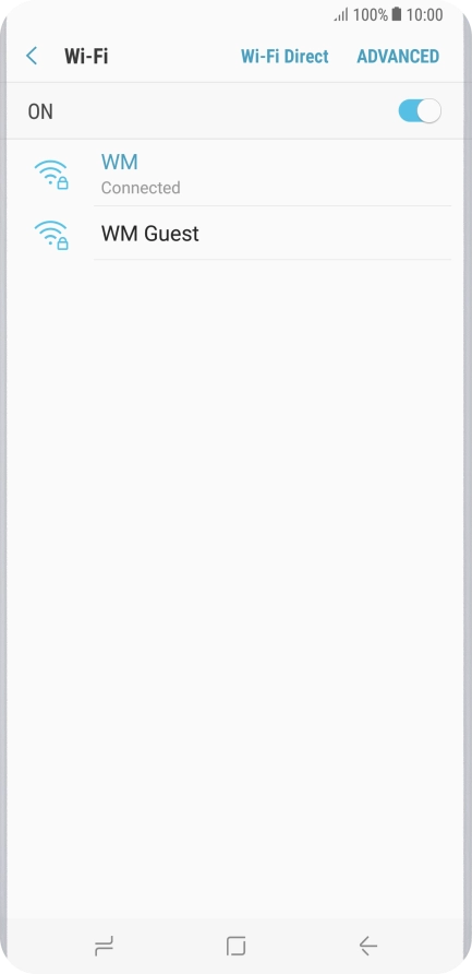 Press the Home key to return to the home screen.