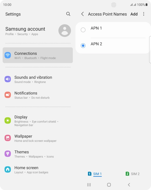 Press the Home key to return to the home screen.
