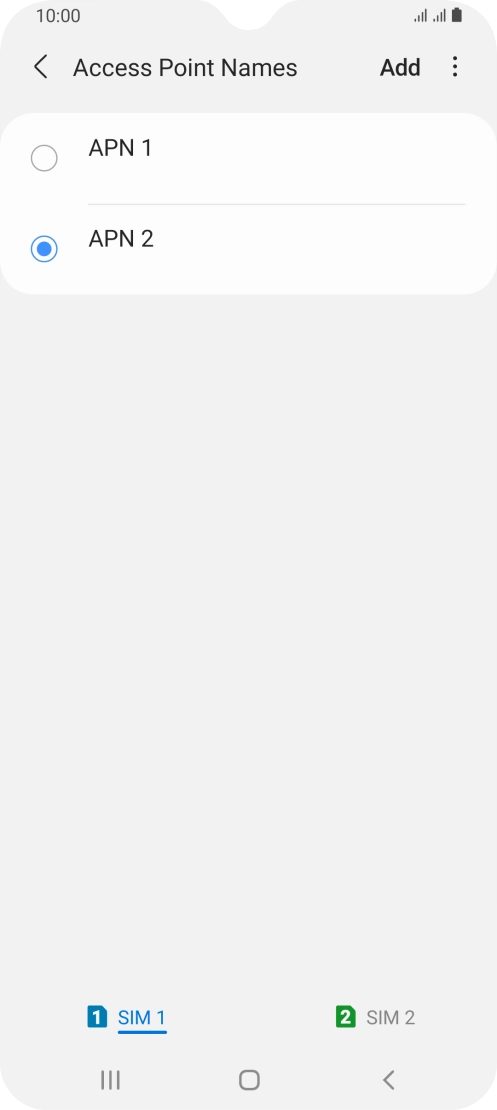 Press the Home key to return to the home screen.