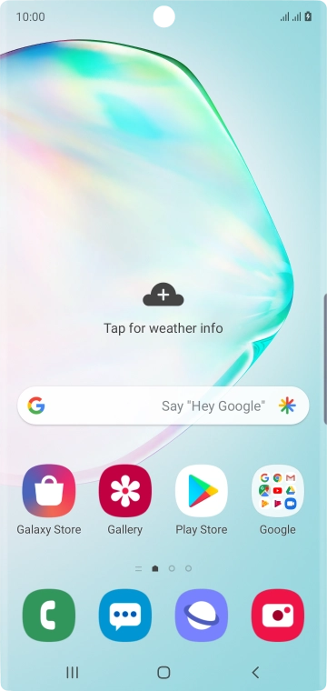When the battery charging icon is displayed, charging is in progress.