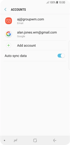 Press the Home key to return to the home screen.