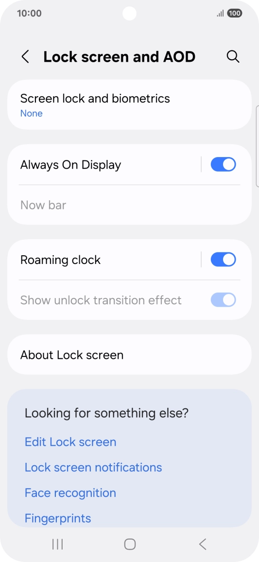 Press the Home key to return to the home screen.
