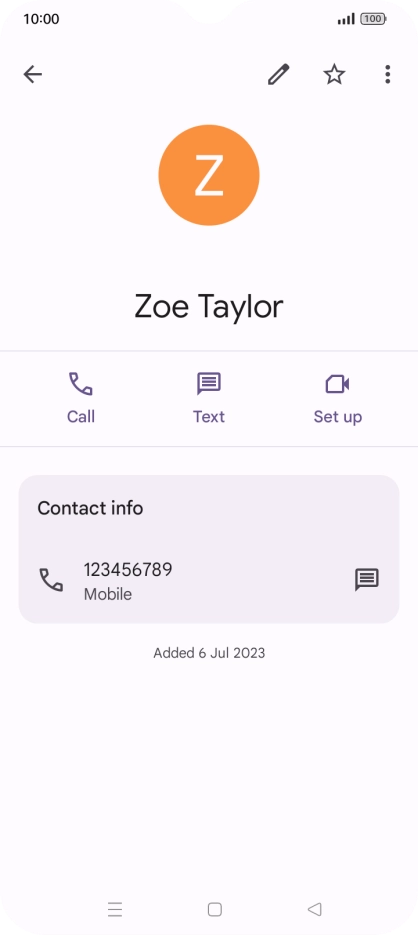 Press the Home key to return to the home screen.