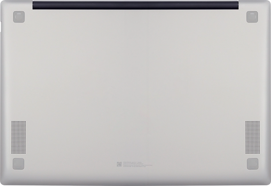 You can see information such as model and serial number at the bottom of your laptop.