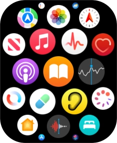 Press the music player icon.