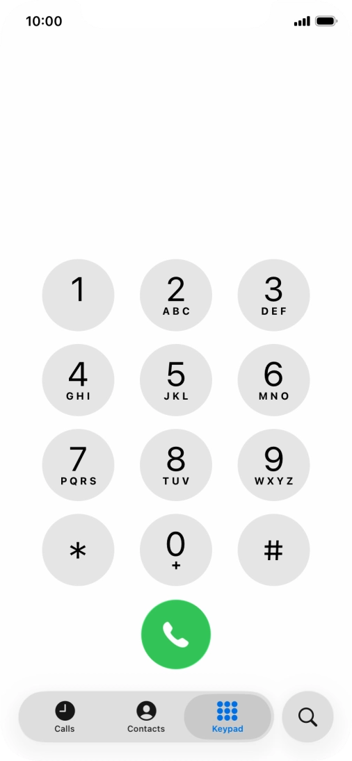 Key in **21*222# and press the call icon.