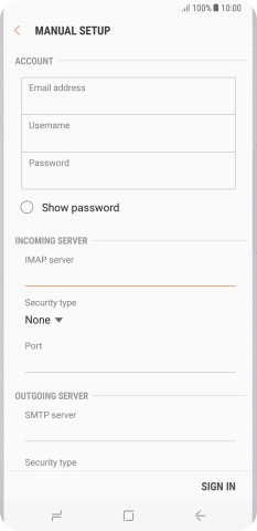 Press the drop down list below 