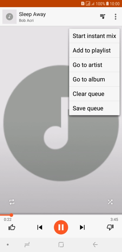 Press Add to playlist.