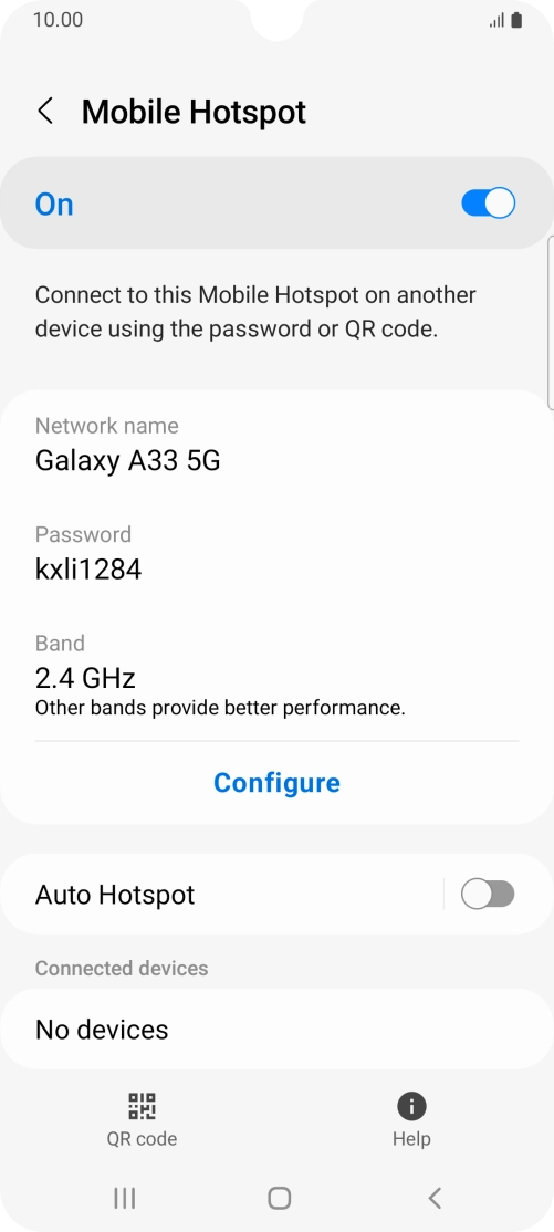 Press the Home key to return to the home screen.