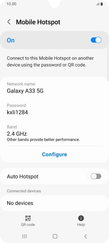 Press the Home key to return to the home screen.