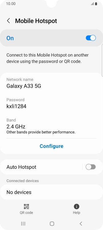 Press the Home key to return to the home screen.