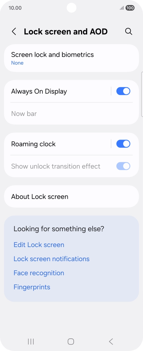 Press the Home key to return to the home screen.