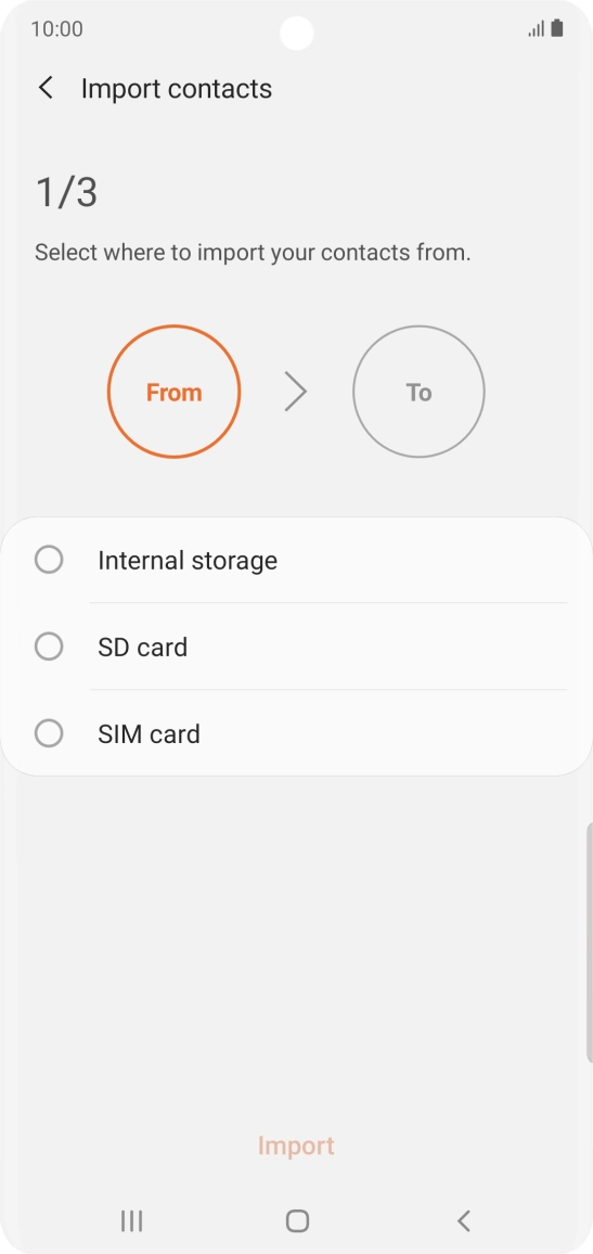 Press the name of the SIM.
