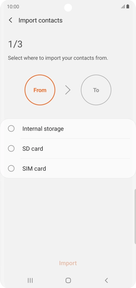 Press the name of the SIM.