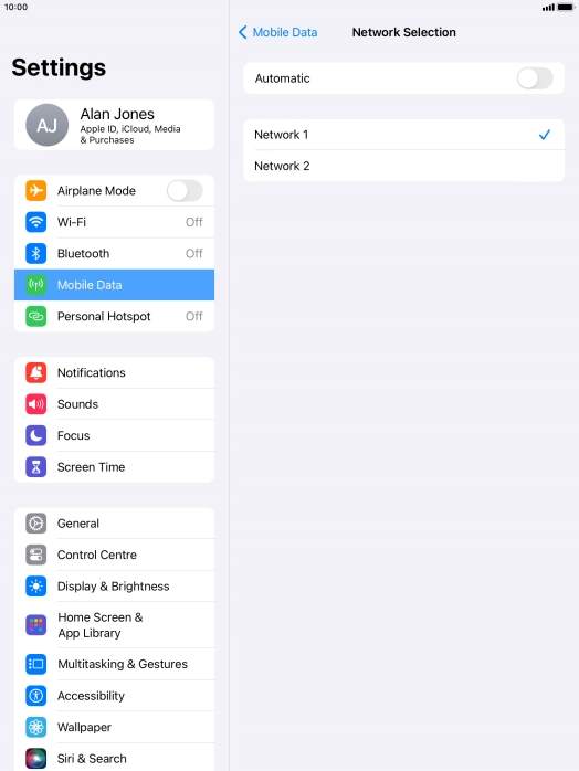 Press the Home key to return to the home screen.