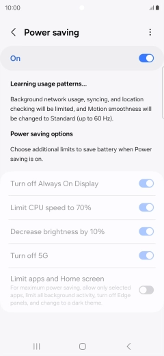 Press the Home key to return to the home screen.