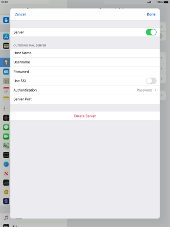 Press Authentication.
