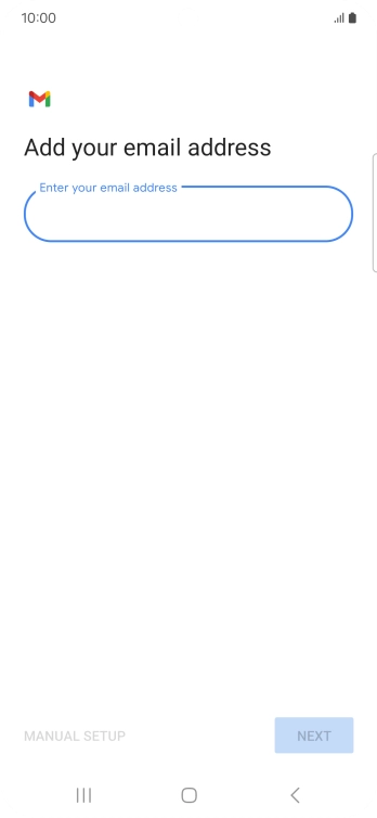 Press the field below 