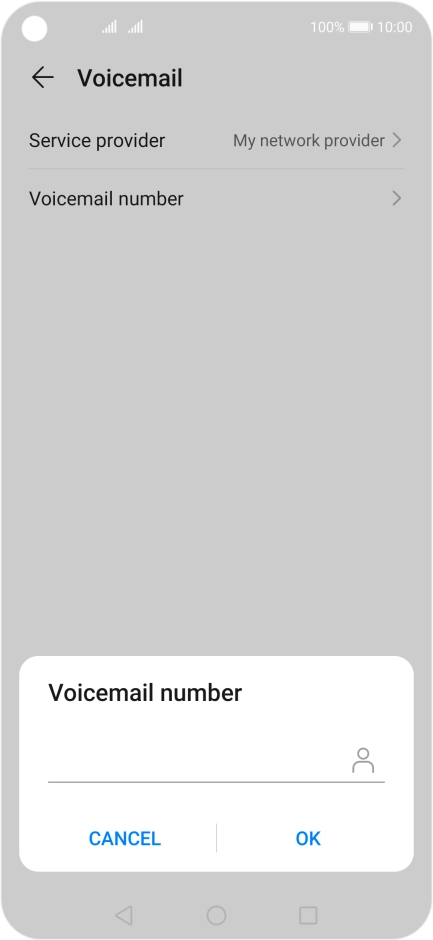 Key in +447953222222 and press OK.