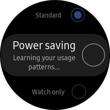 Press the required setting.