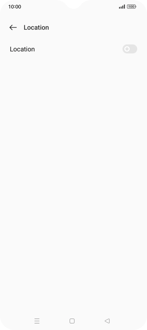 Press the indicator to turn the function on or off.