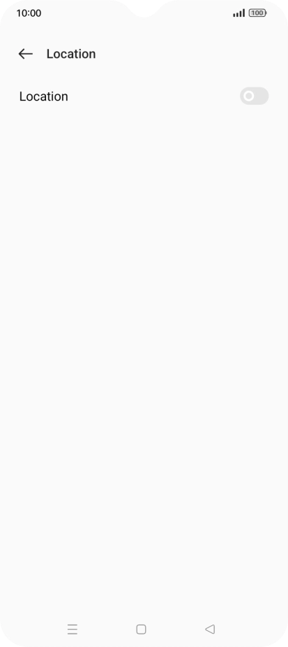 Press the indicator to turn the function on or off.