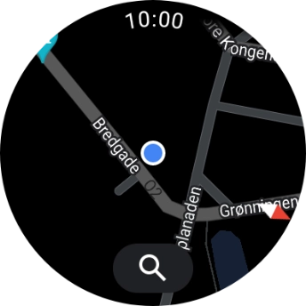 Press the search icon.