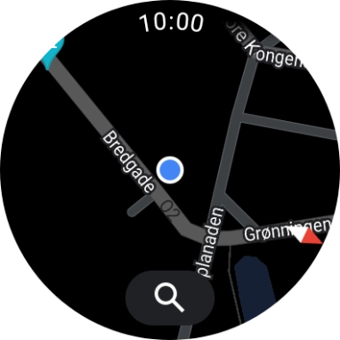 Press the search icon.