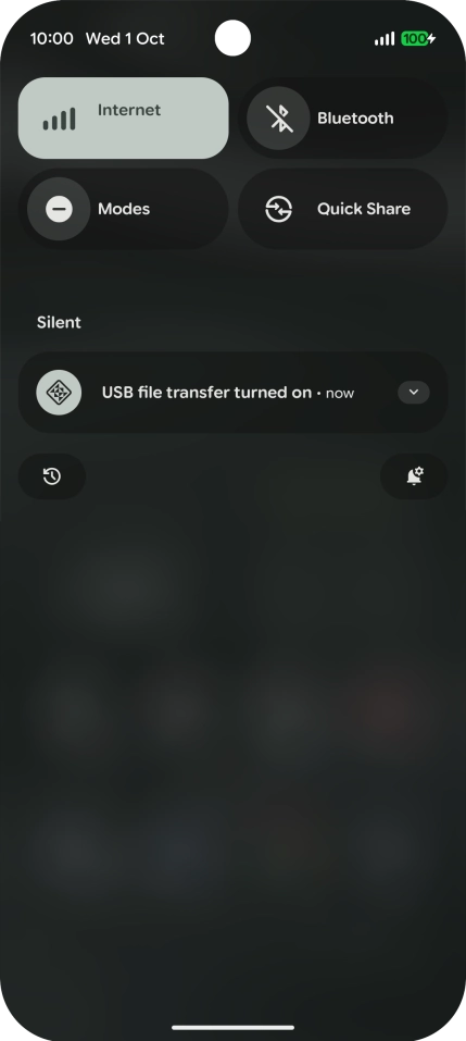 Press the drop down list.