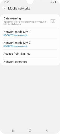 Press Access Point Names.
